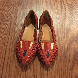 Lucky Brand woven flats
